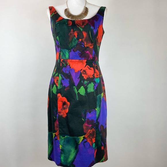 Milly Sophia Floral Print Stretch Cotton Dress, 6 - Picture 3 of 11